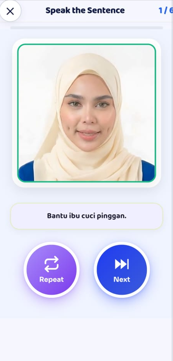 Cikgu Alya speaking